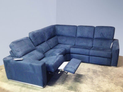 Divano larus relax blu made in italy