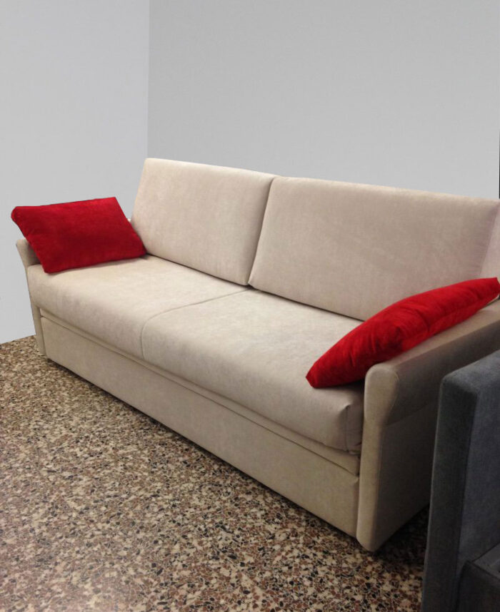 Divano letto a due posti personalizzabile