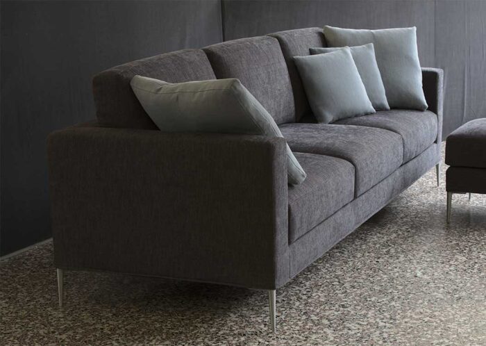 Divano moderno george maxi in tessuto