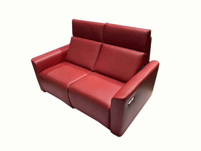 Divano Sleep 4 relax su misura rosso made in italy