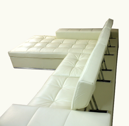 divano Componibile in capitonné reclinabile a Lissone